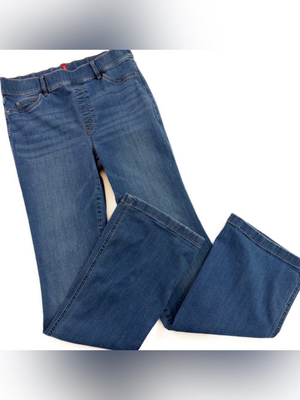 Spanx Jeans Womens XL SpanxShape Pull On Flare Trouser